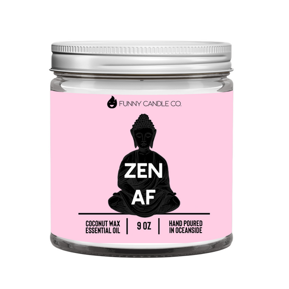 Funny Zen AF Candle - Pink Label