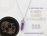 Live Love Pisces e-Gift Card $10-$25-$50-$100 Denominations