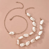 Irregular Pearl Necklace