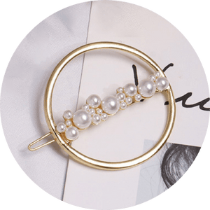 Faux Pearl Hair Clip