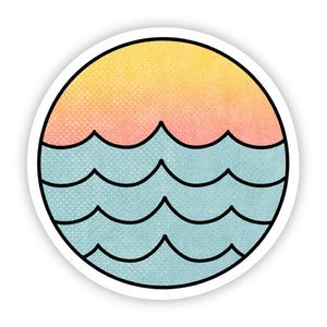 Pisces Water Element Zodiac Sticker, 1 pc