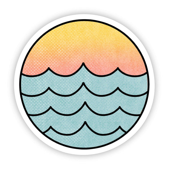 Pisces Water Element Zodiac Sticker, 1 pc