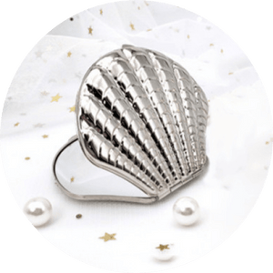 Shell Pocket Mirror