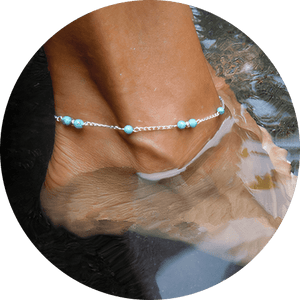 Stylish Beaded Anklet
