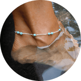 Stylish Beaded Anklet