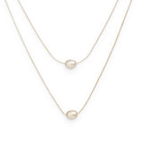 Double Layered Pearl Necklace