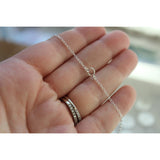 Pisces Silver Zodiac Necklace Coin Disk 18"